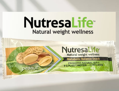 NutresaLife™ Metabolic Calm Crave Bar | Peanut Flavor | 14 bars (42 g ea.)